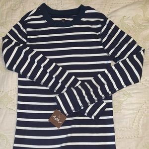 Tea Striped Shirt. Size 10. New.